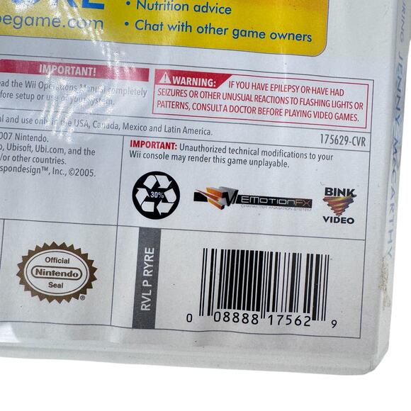 Your Shape Featuring Jenny McCarthy Fitness DVD Ubisoft (Nintendo Wii, 2009) - Picture 6 of 6